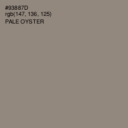 #93887D - Pale Oyster Color Image